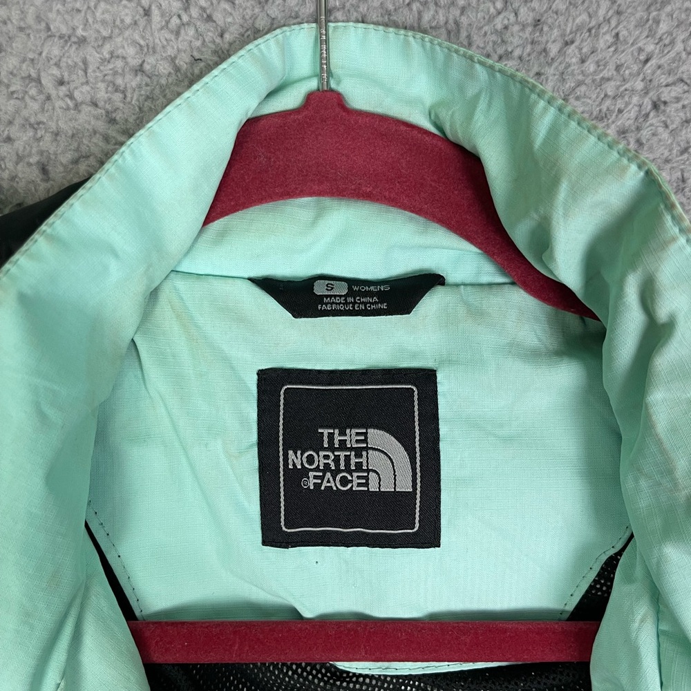 The‎ North Face hyvent Mint Green Hooded Rain Waterproof jacket - Picture 3 of 4